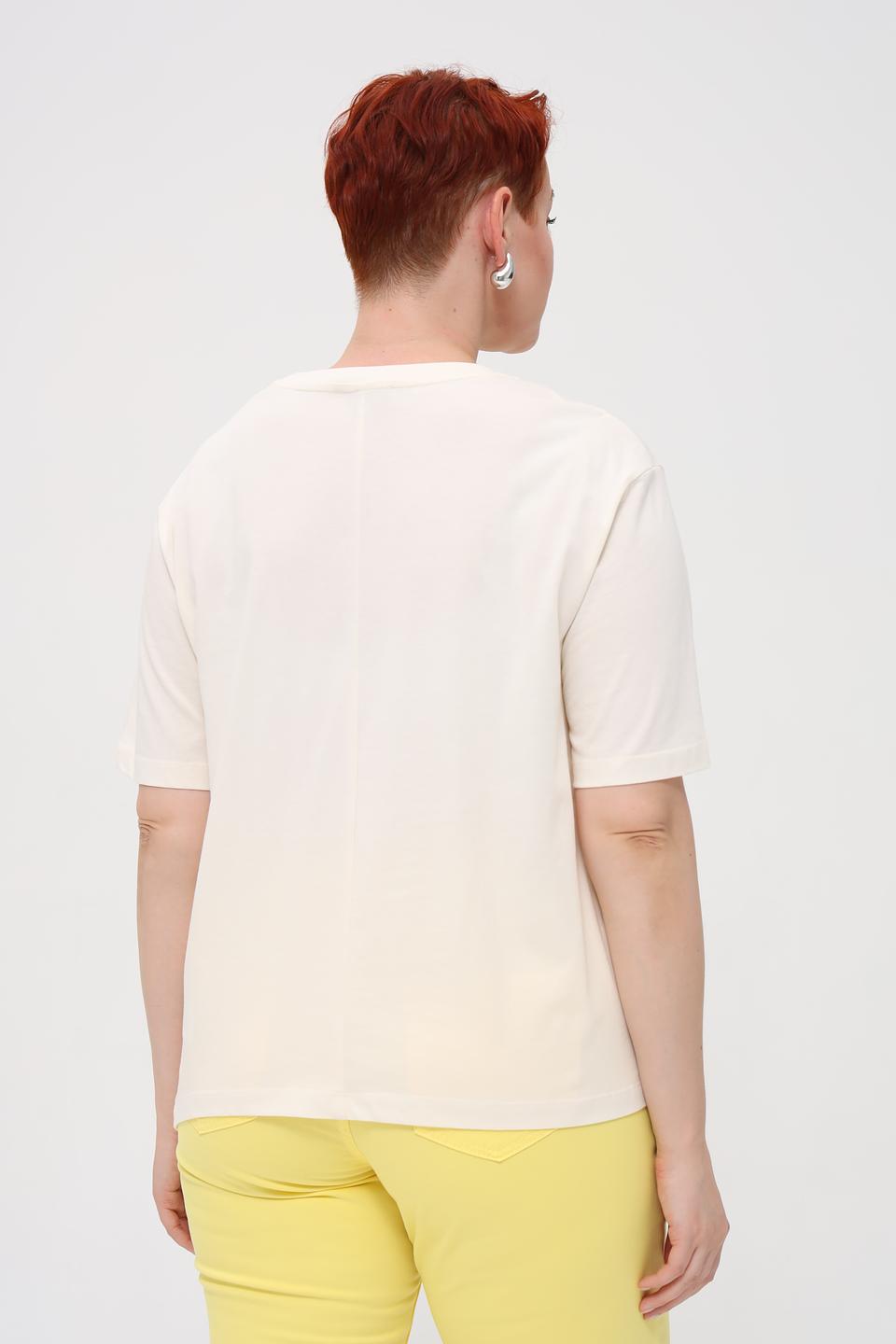 Блуза Oui с тропическим принтом