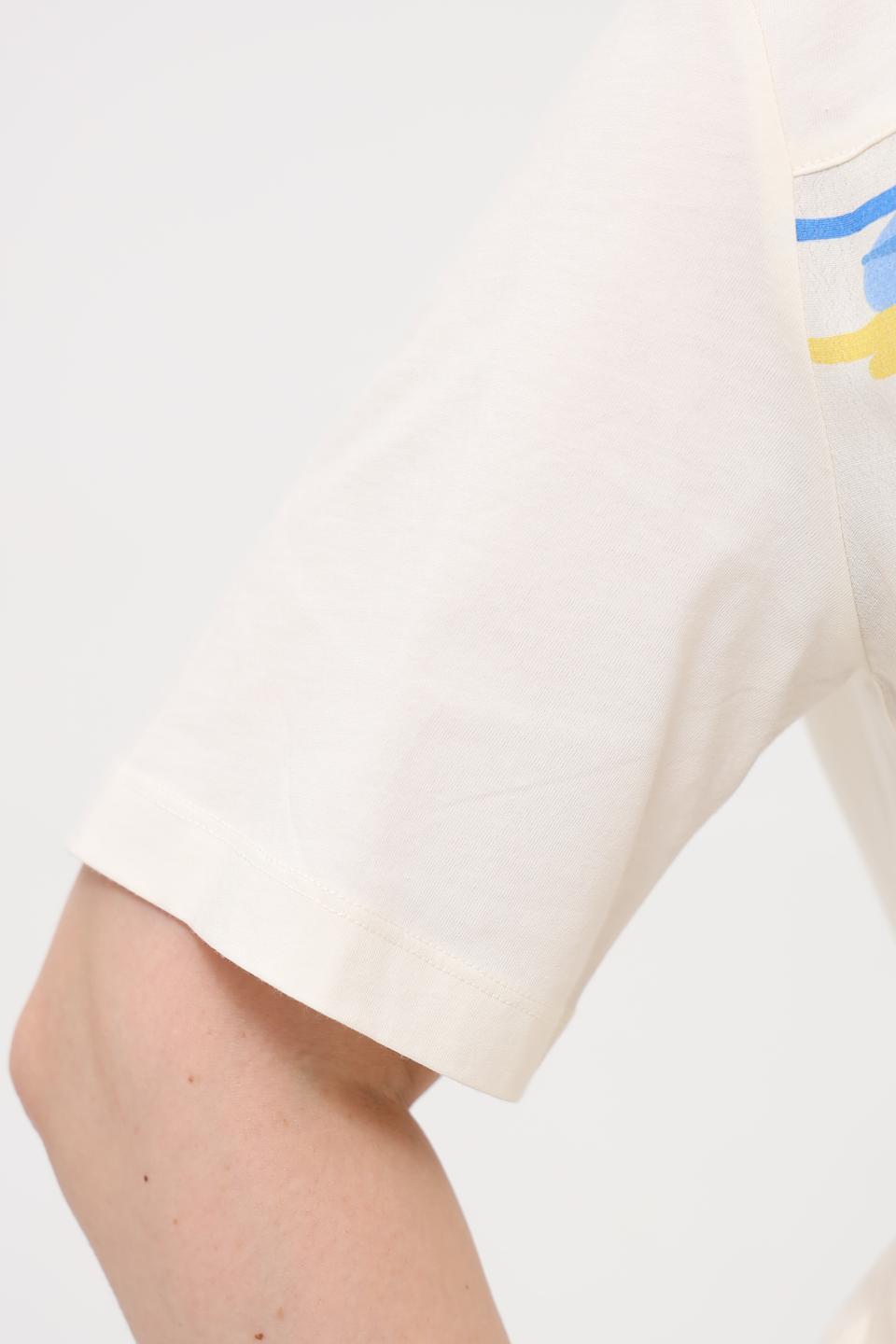 Блуза Oui с тропическим принтом