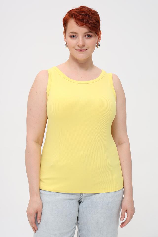 Топ Oui женский жёлтый