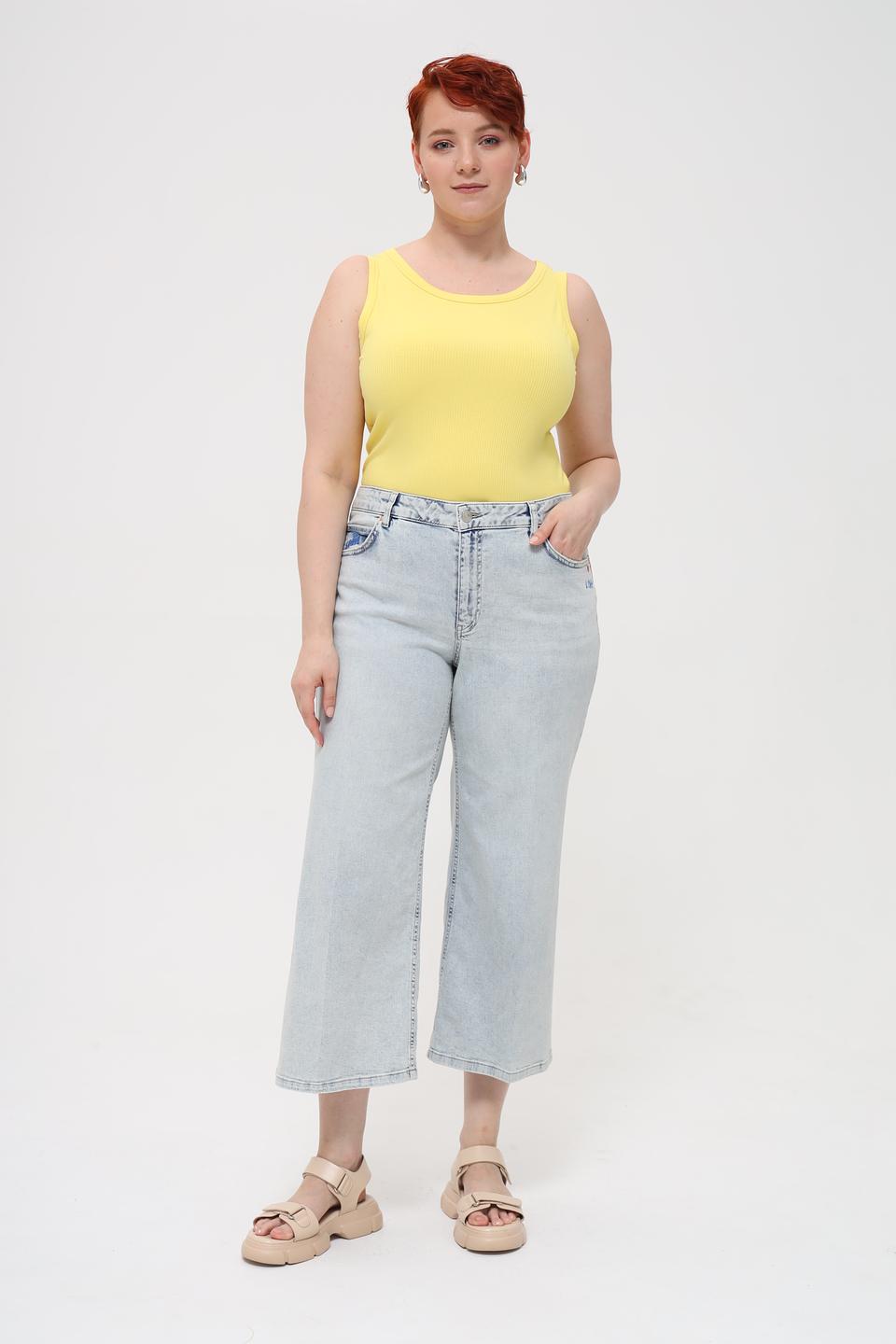 Топ Oui женский жёлтый