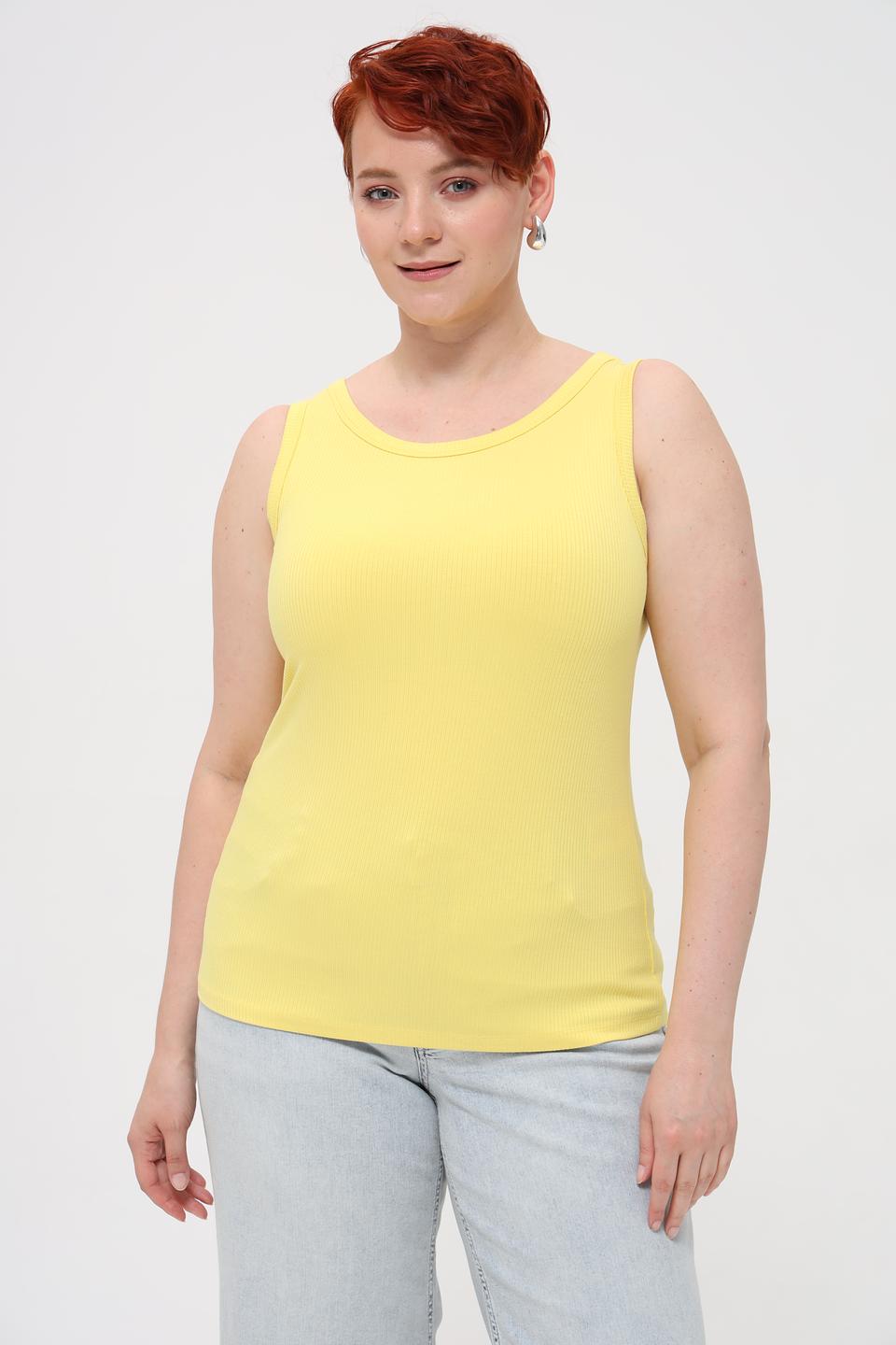 Топ Oui женский жёлтый