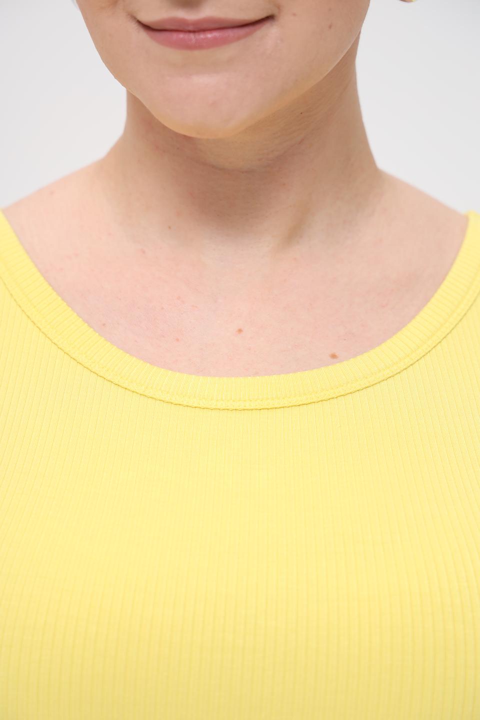 Топ Oui женский жёлтый
