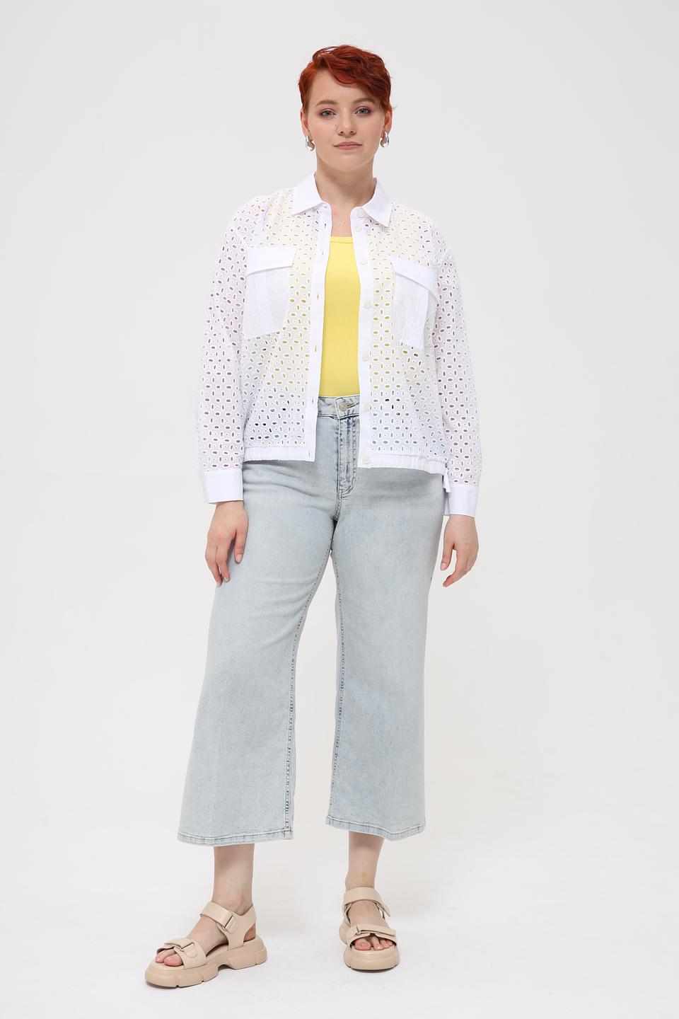 Блуза Lecomte с вышивкой