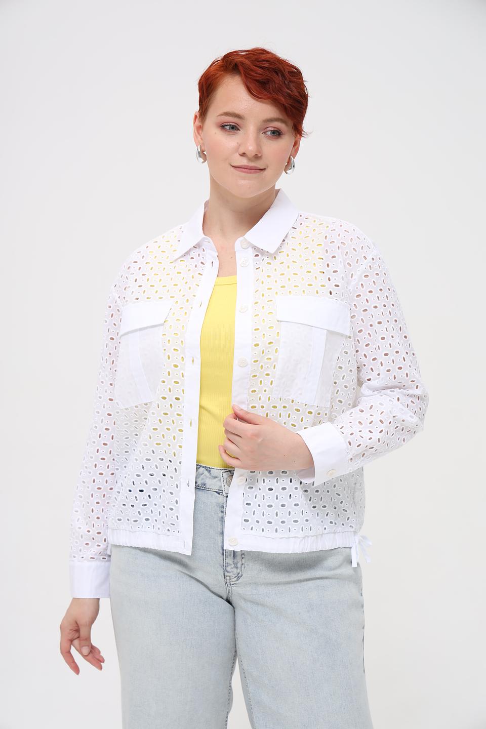 Блуза Lecomte с вышивкой