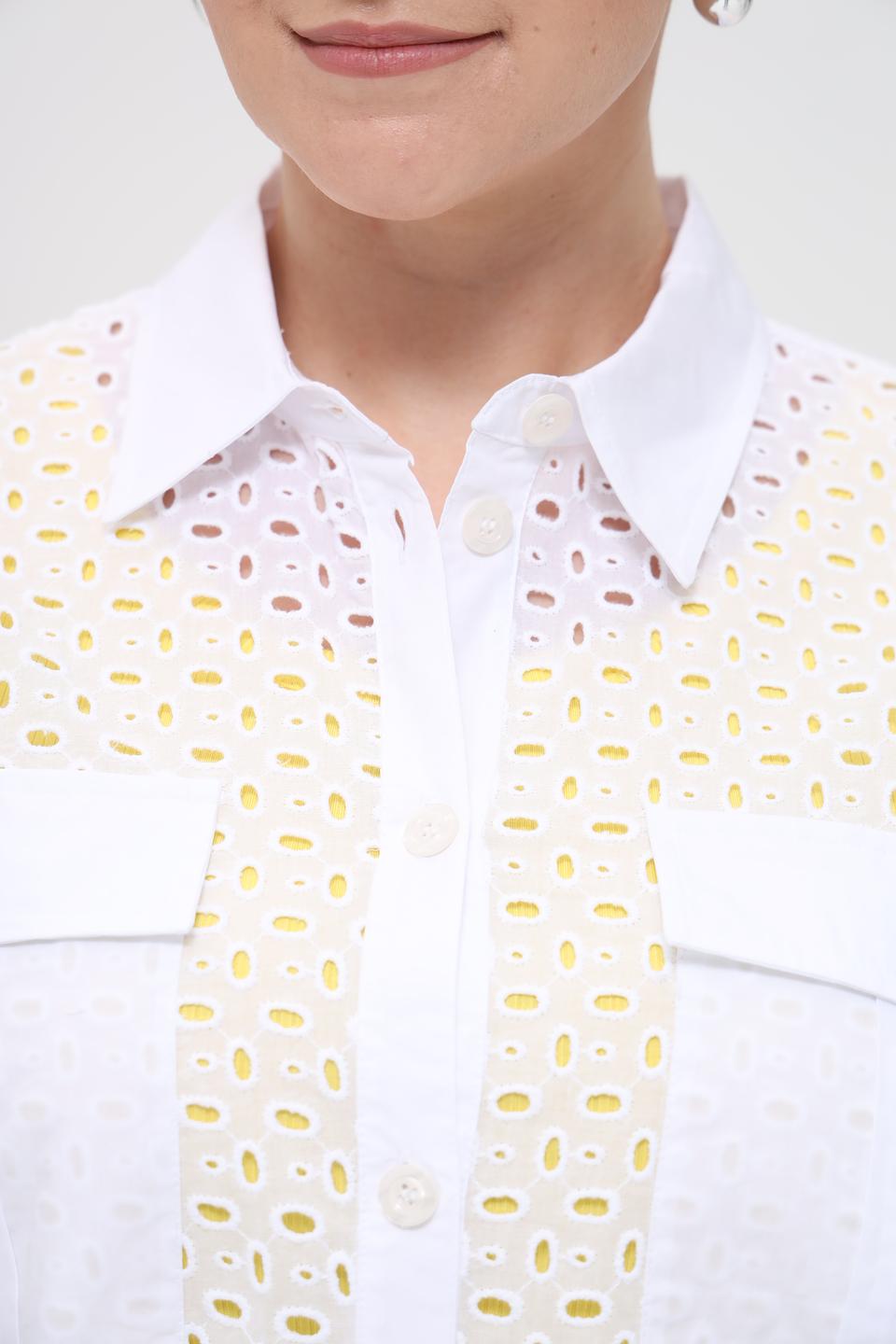 Блуза Lecomte с вышивкой