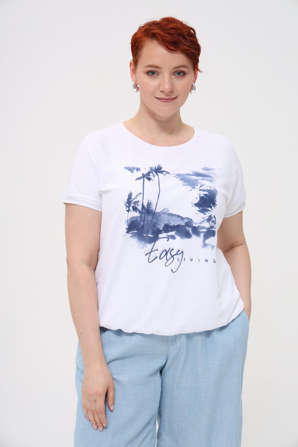 Футболка Lecomte с принтом Easy Living