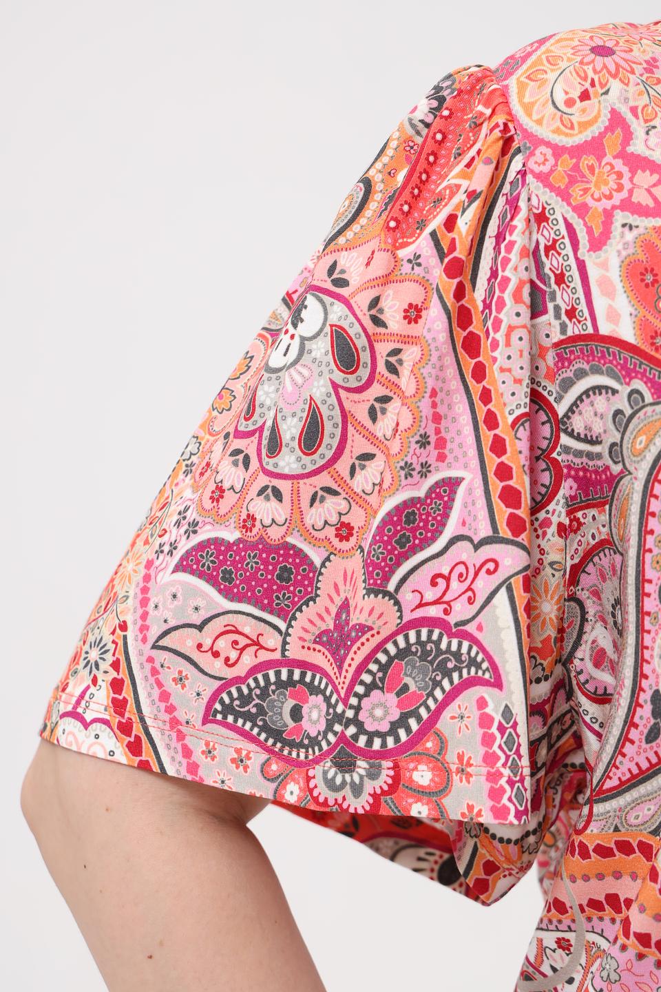 Футболка Monari, разноцветная, пайетки