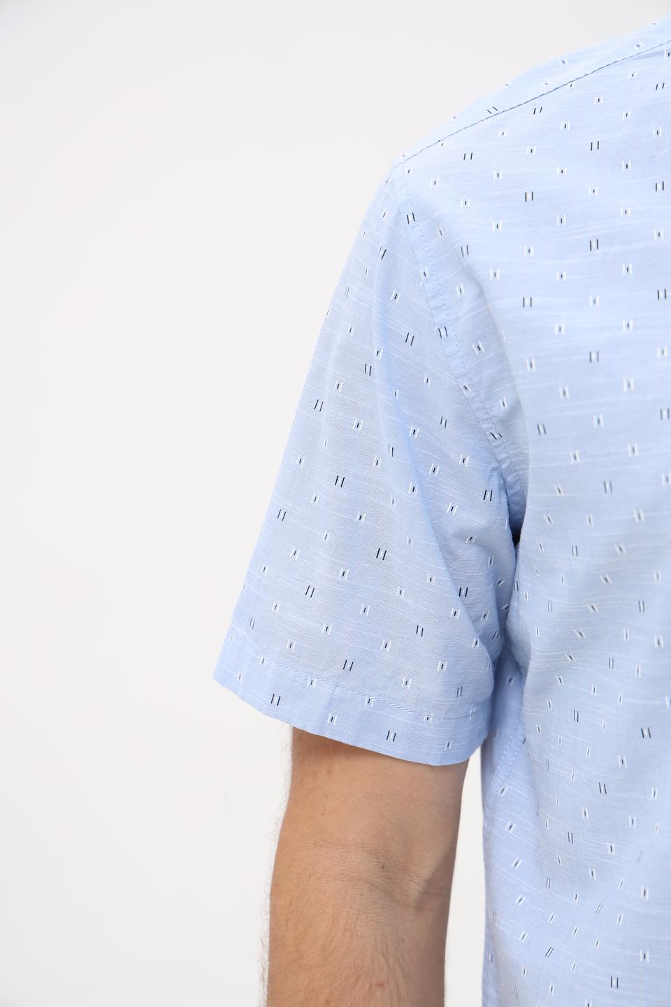 Рубашка кр Tom Tailor голубая