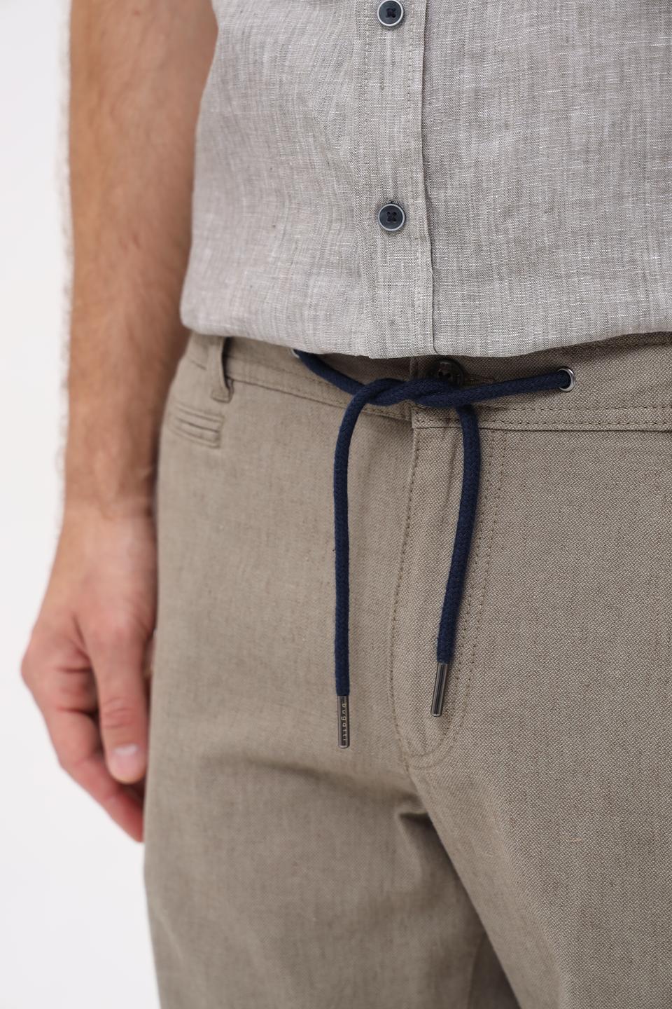 Шорты Bugatti хаки с кулиской