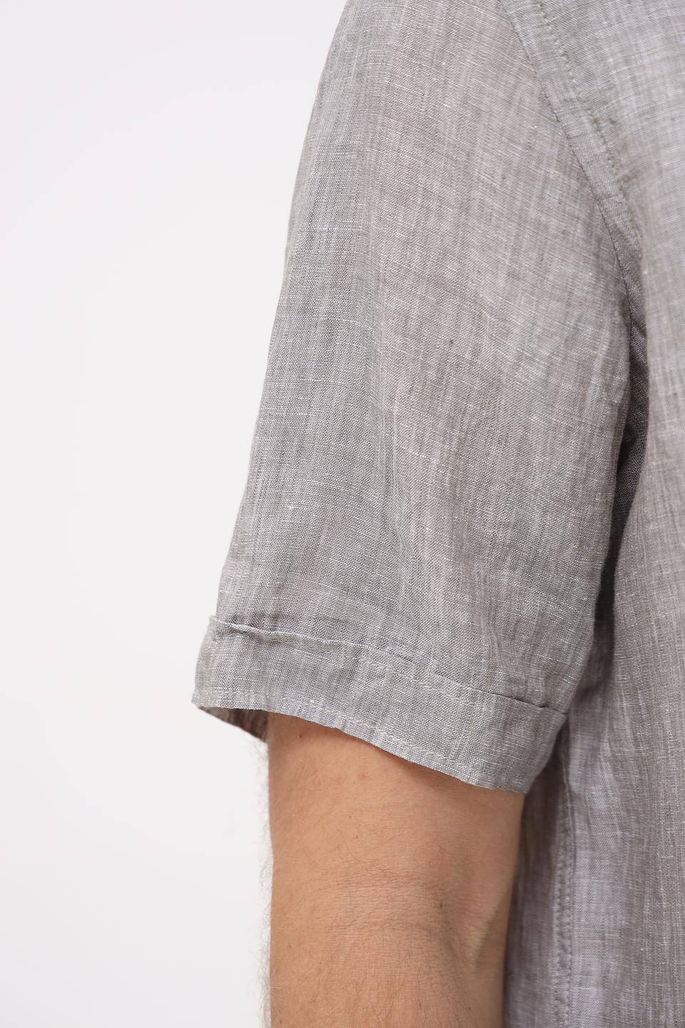 Рубашка кр Casa Moda серая