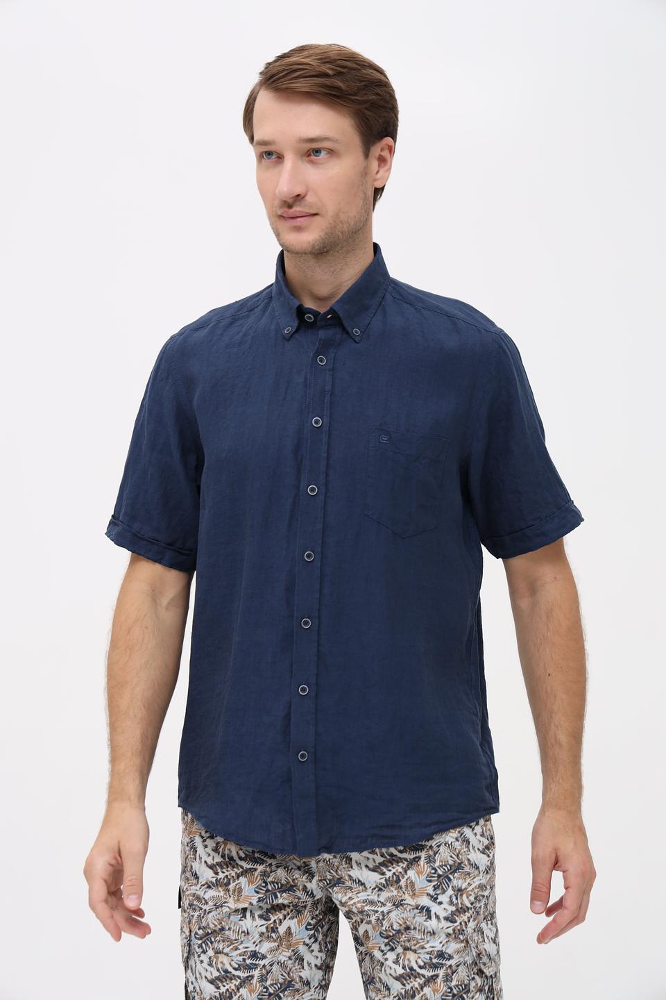 Рубашка кр Casa Moda синяя