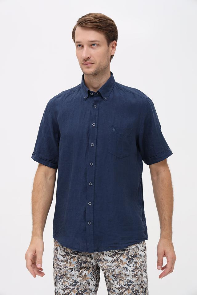 Рубашка кр Casa Moda синяя