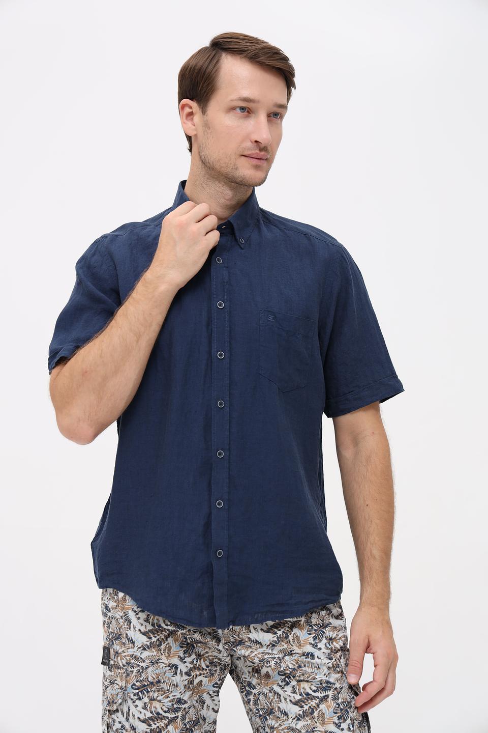 Рубашка кр Casa Moda синяя