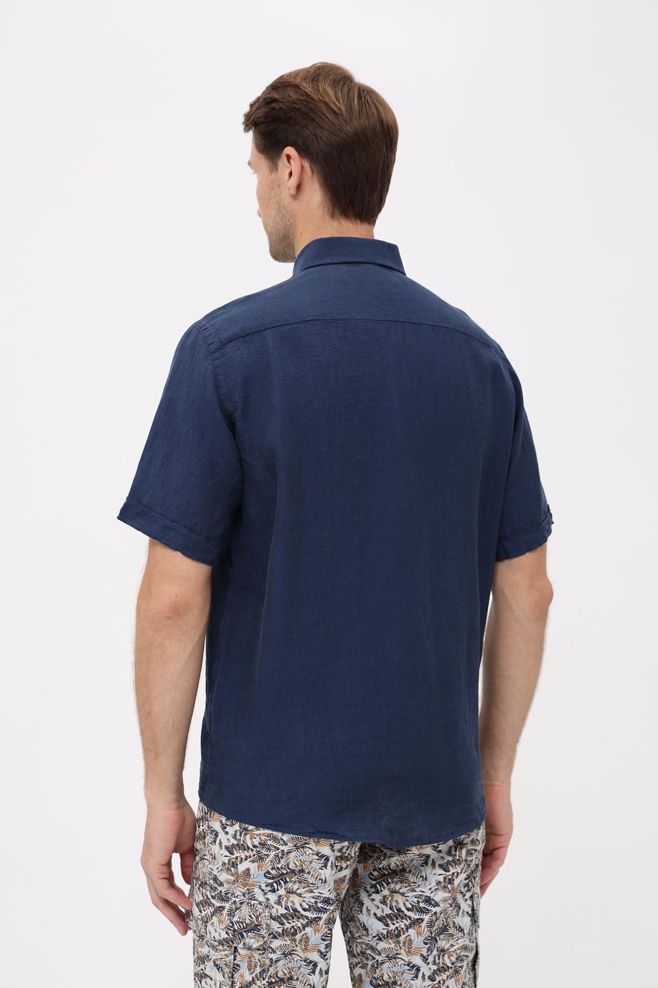 Рубашка кр Casa Moda синяя