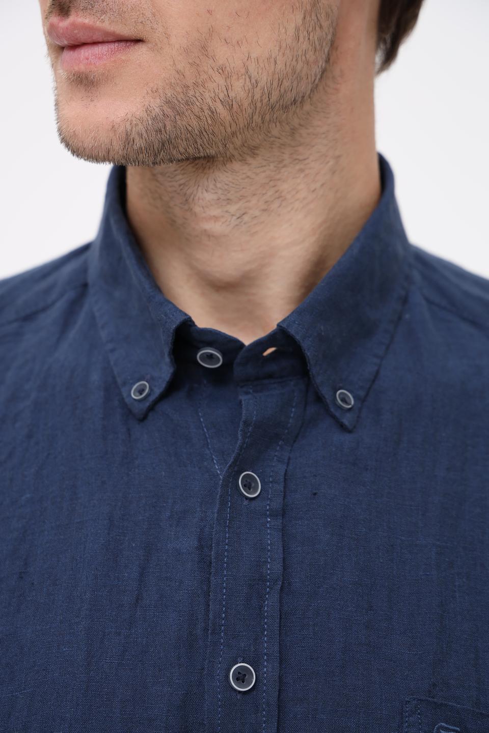 Рубашка кр Casa Moda синяя