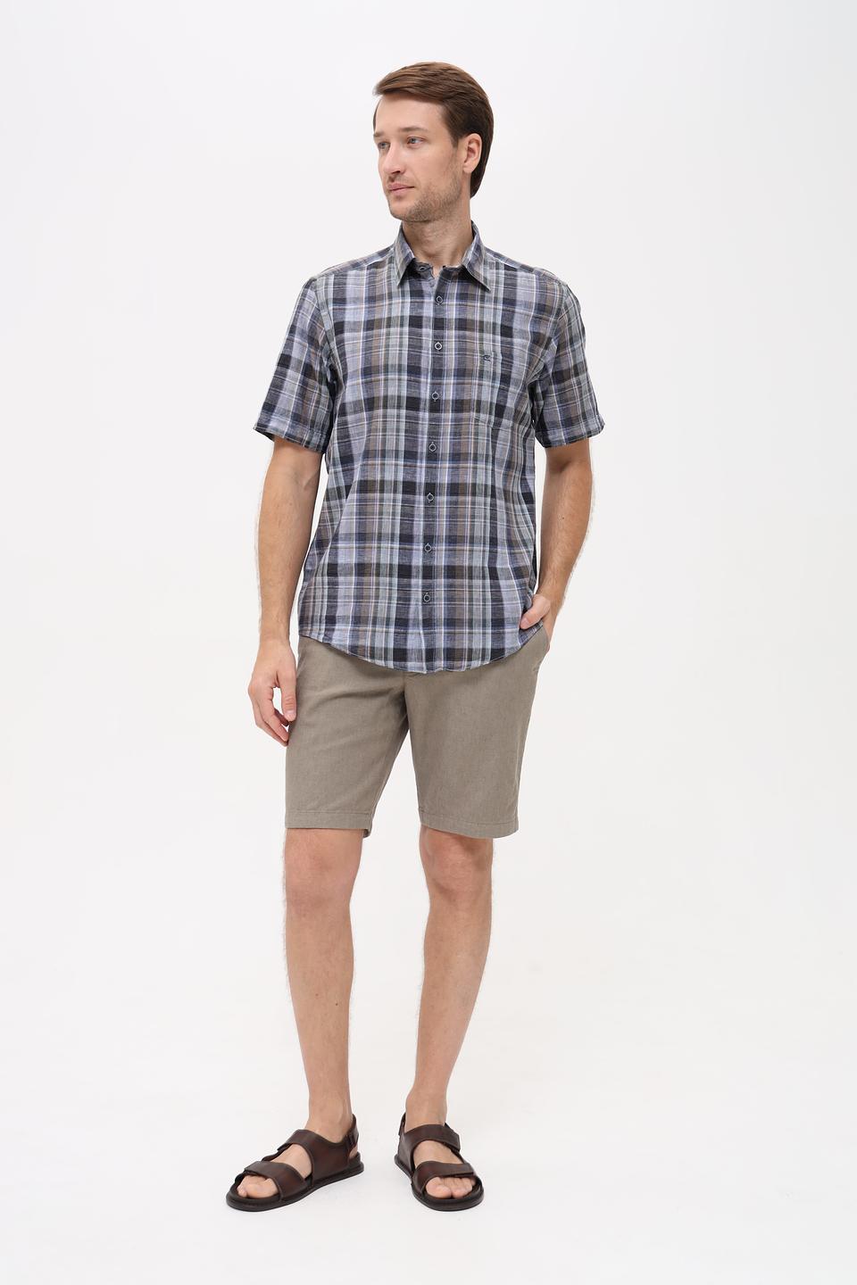 Рубашка кр Casa Moda в клетку