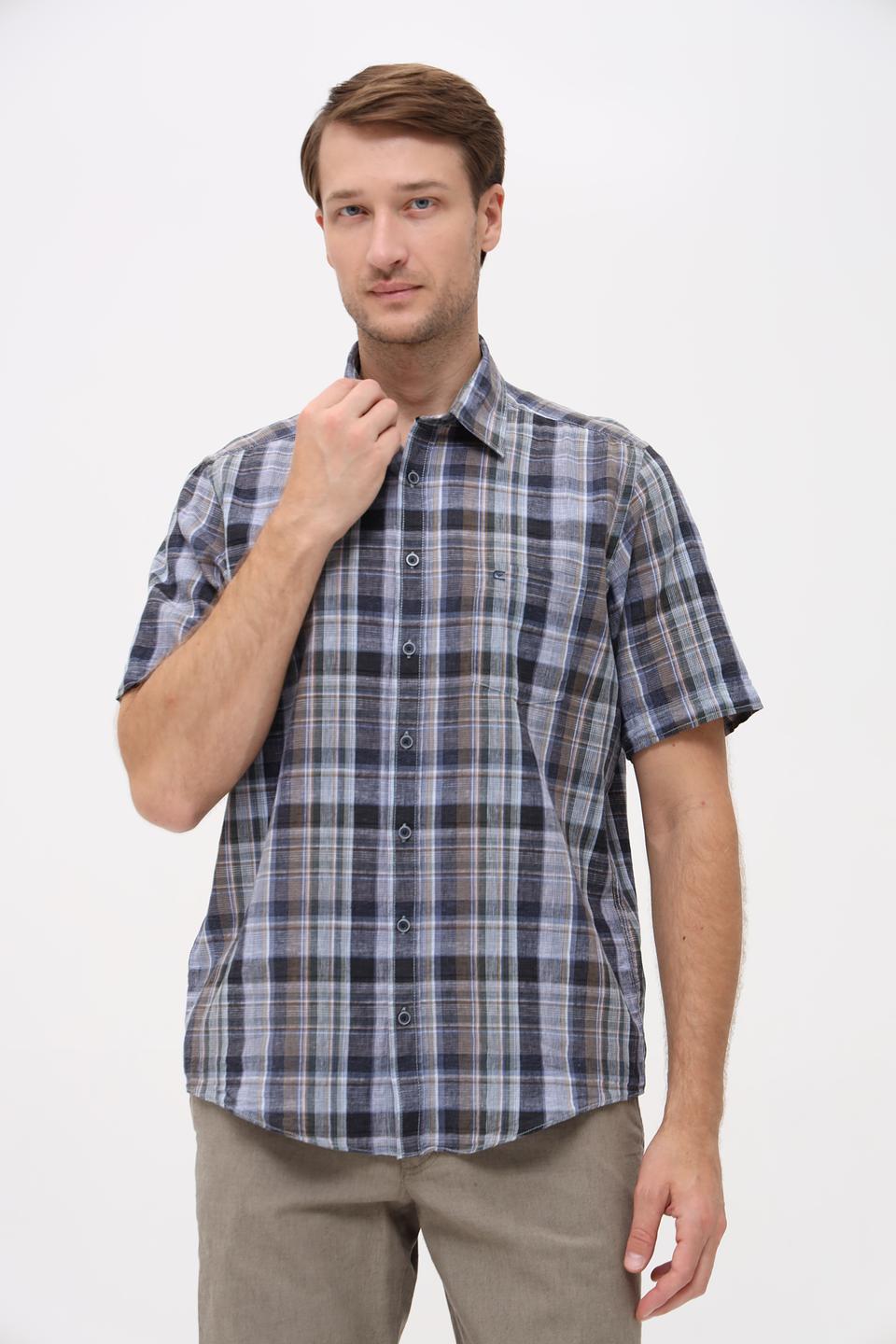 Рубашка кр Casa Moda в клетку