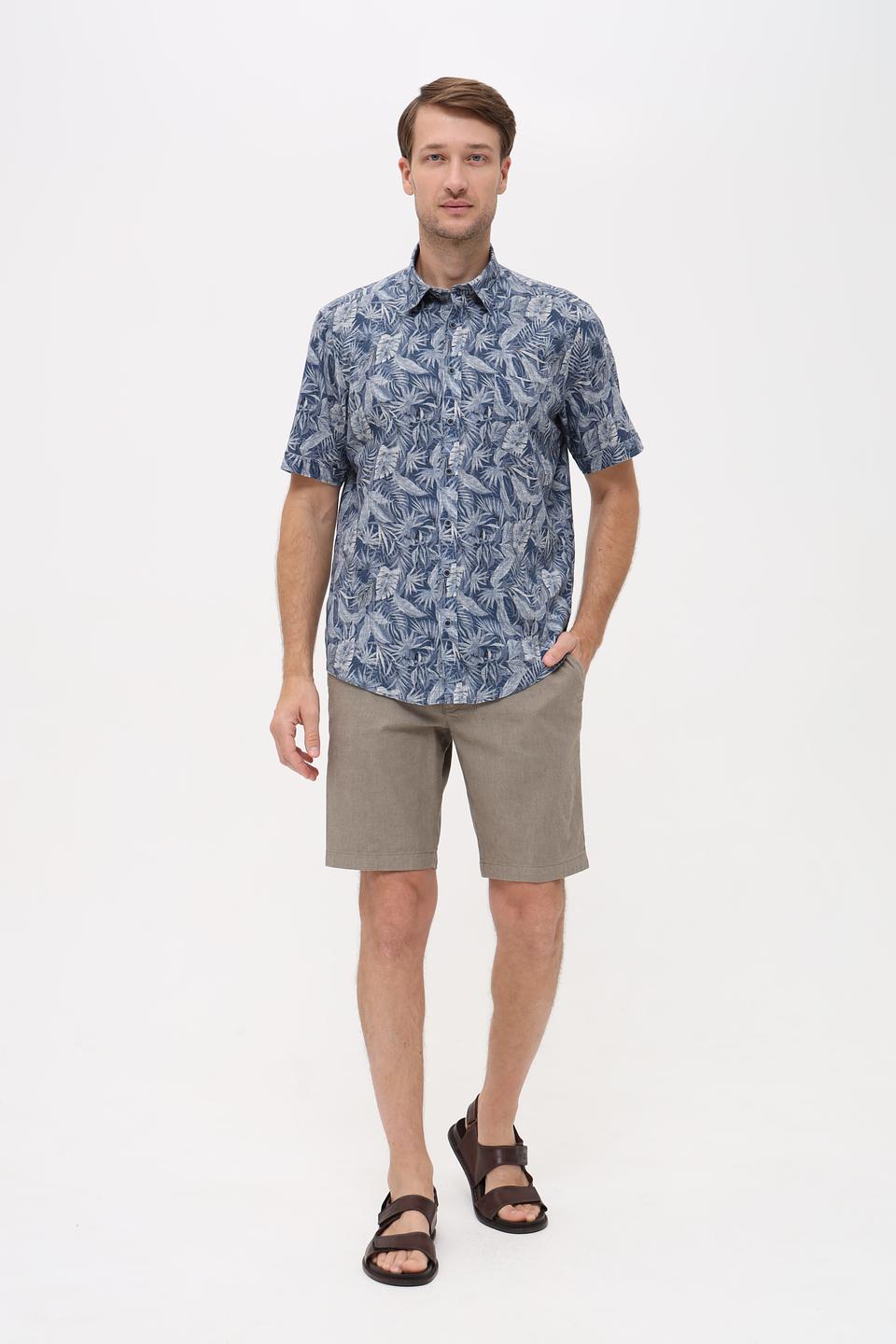 Рубашка кр Casa Moda с принтом