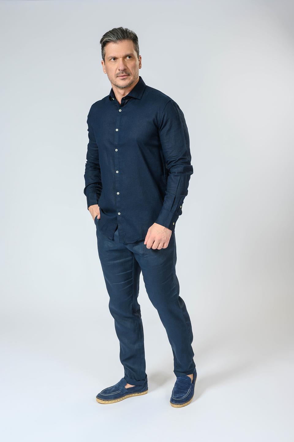 Рубашка Gaudi мужская синяя