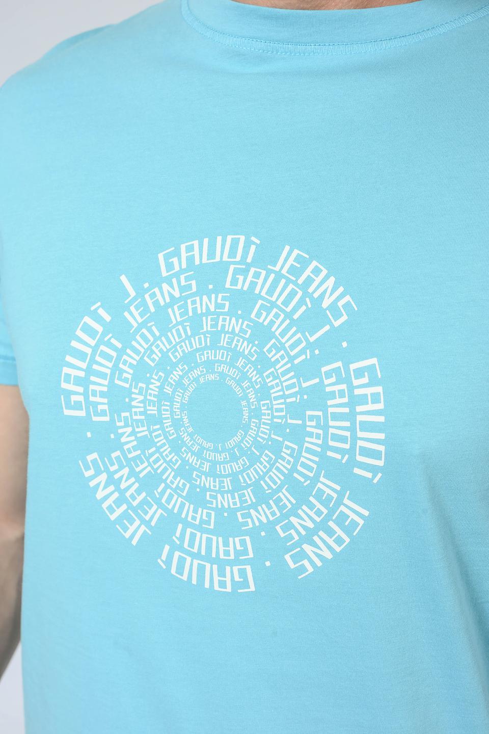 Футболка Gaudi Jeans голубая
