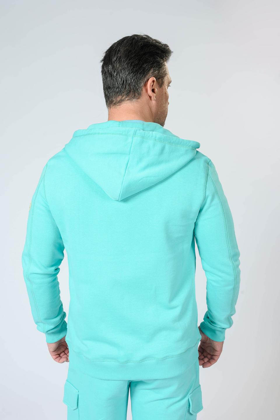 Кардиган Gaudi с логотипом голубой