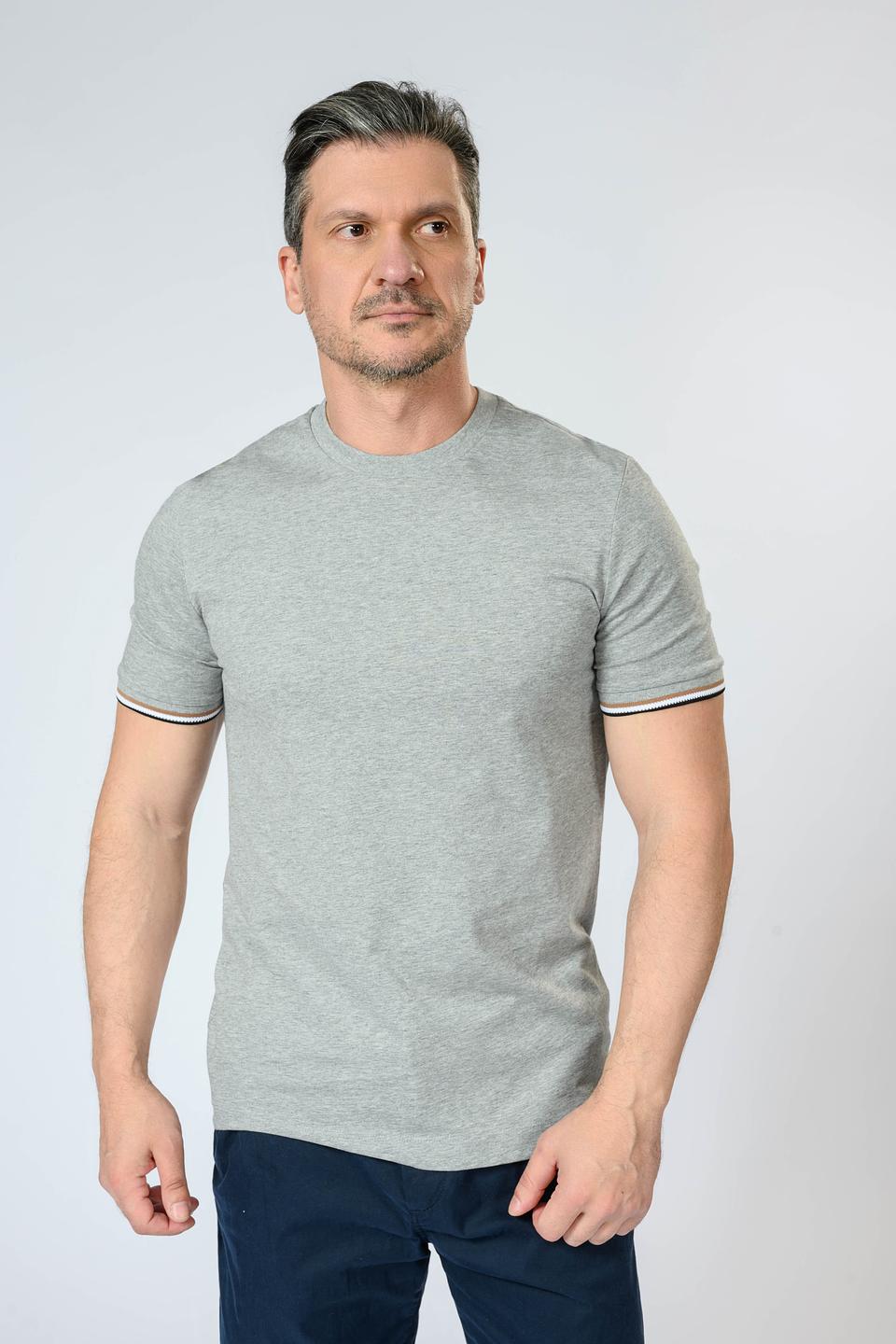 Футболка Boss Black серая с полоской