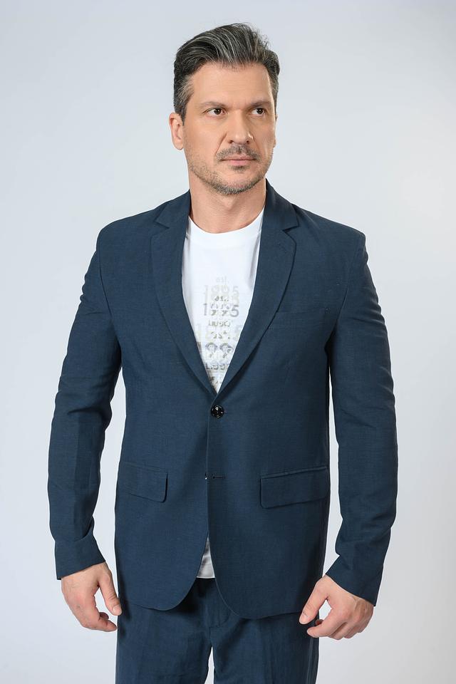 Пиджак Liu-Jo синий приталенный