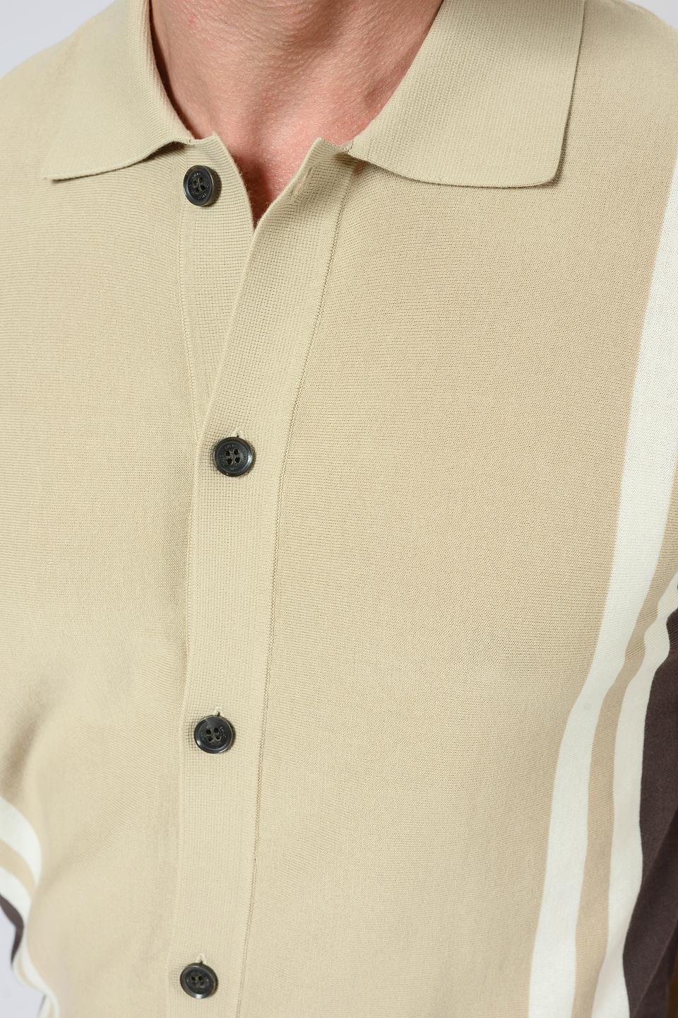 Джемпер Liu-Jo муж. с полосками бежевый