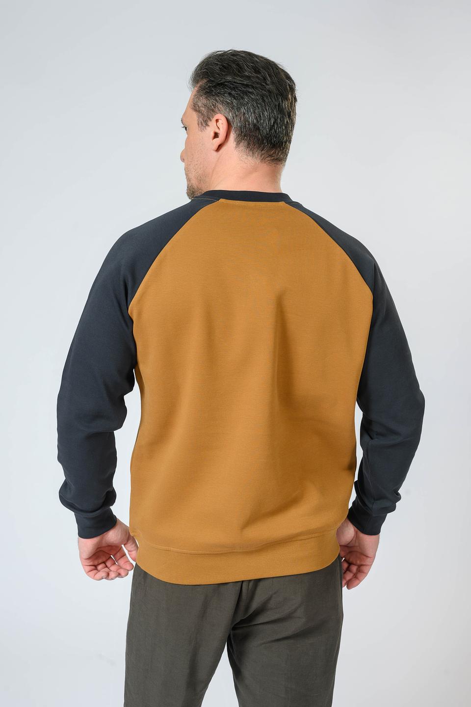 Пуловер Liu-Jo комбинированный горчичный