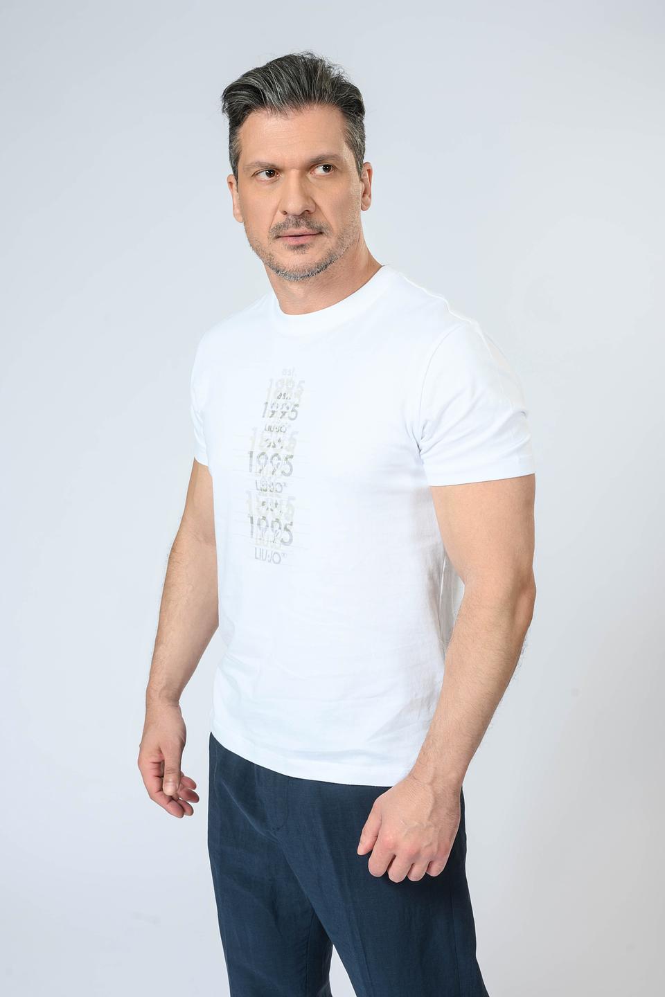 Футболка Liu-Jo муж. с принтом белый