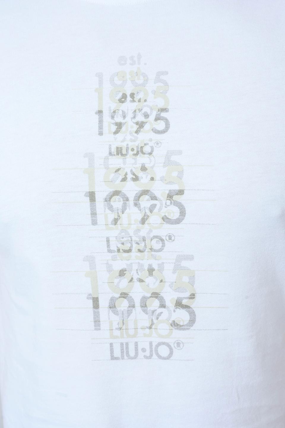 Футболка Liu-Jo муж. с принтом белый