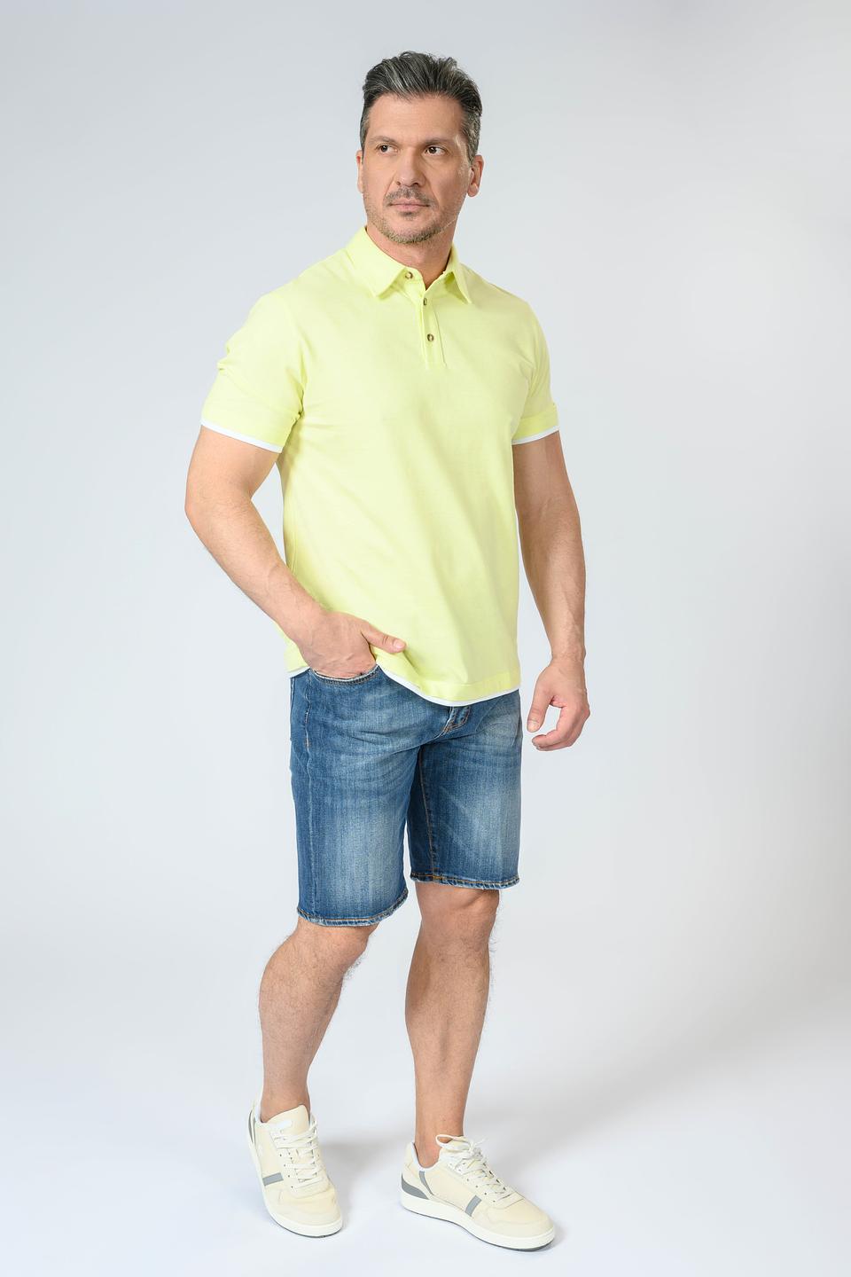 Поло Liu-Jo муж. светло-жёлтое