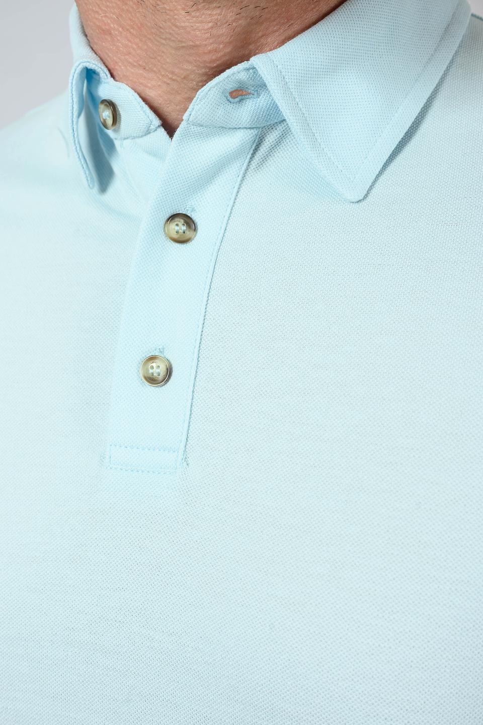 Поло Liu-Jo голубое с белой отделкой