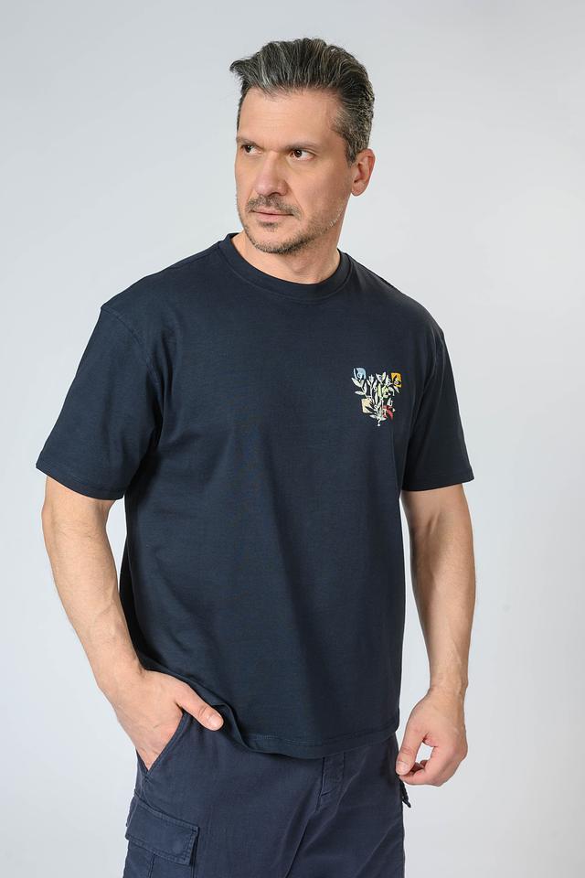 Футболка Guess с логотипом синяя