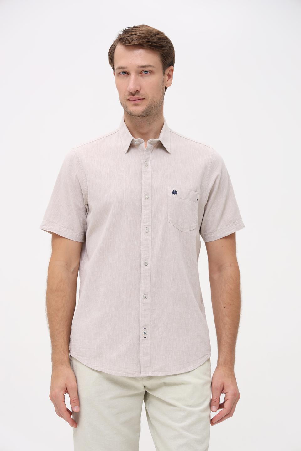 Рубашка кр Lerros мужская бежевая