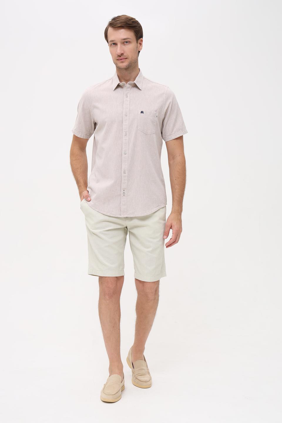 Рубашка кр Lerros мужская бежевая