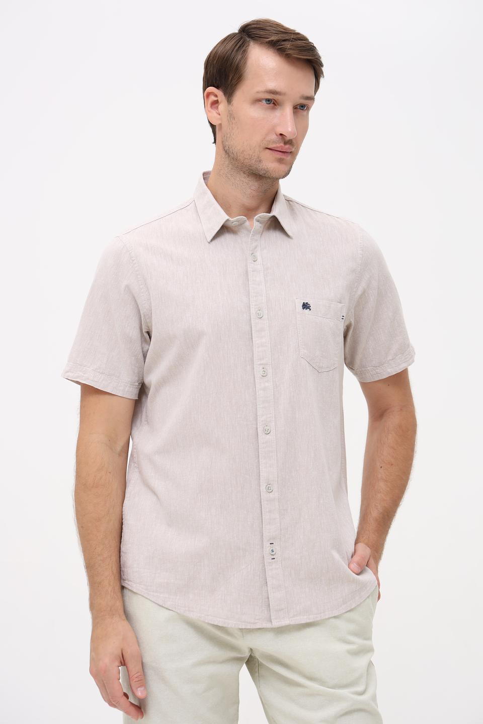 Рубашка кр Lerros мужская бежевая