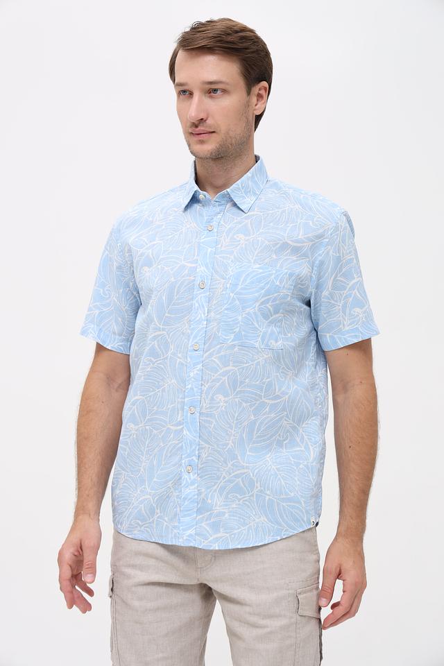 Рубашка кр Tom Tailor denim голубая