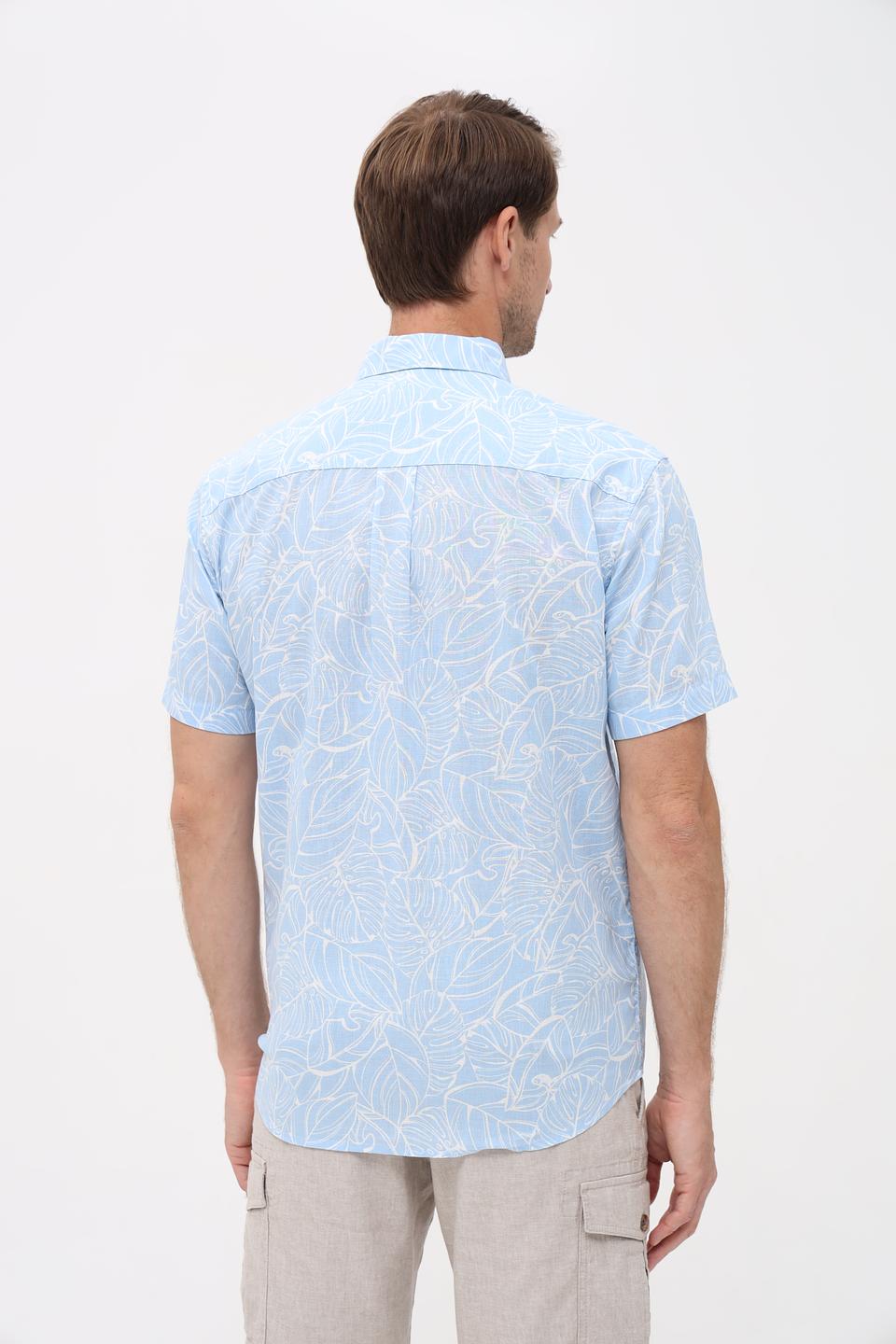 Рубашка кр Tom Tailor denim голубая