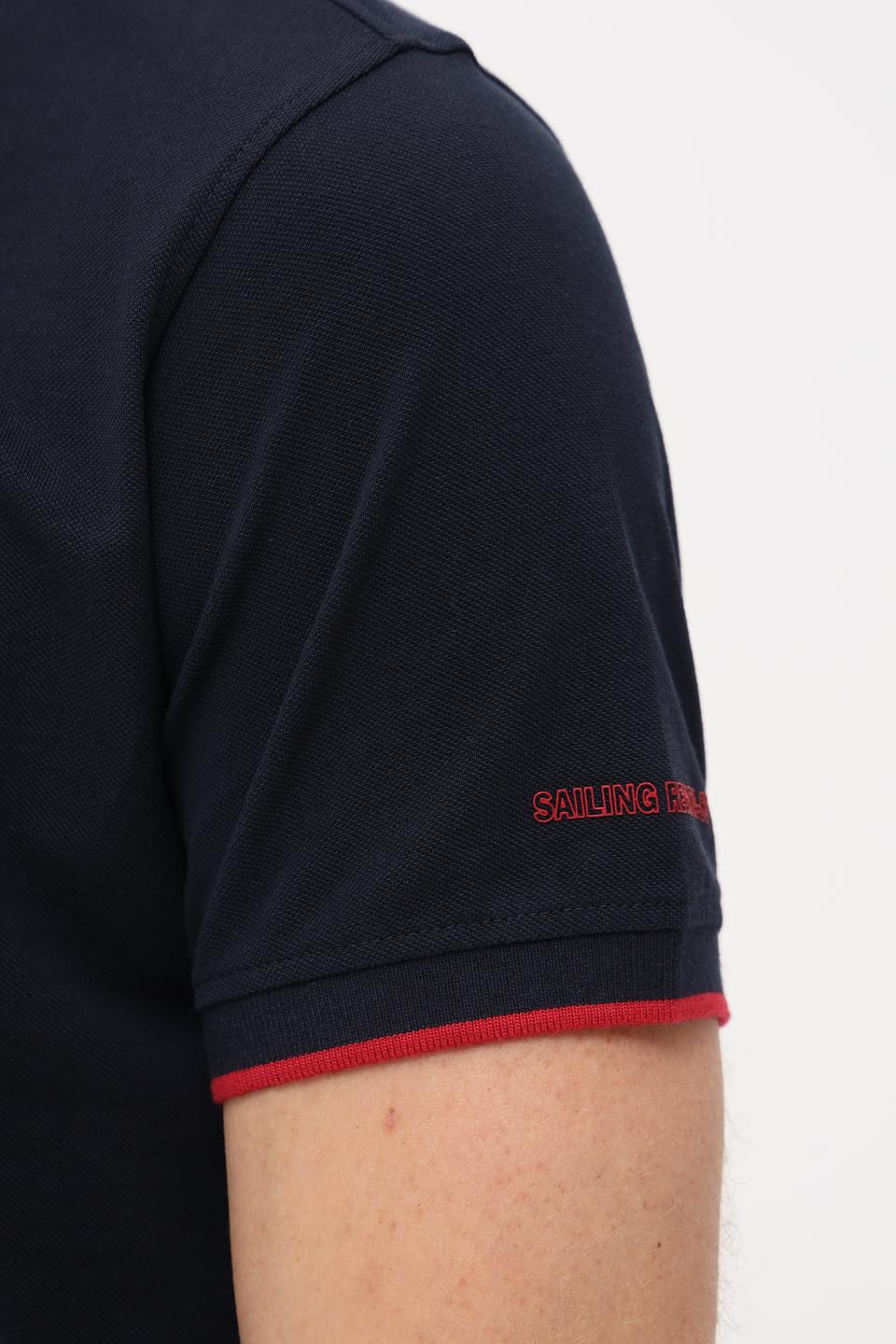 Поло Granchio с красной отделкой