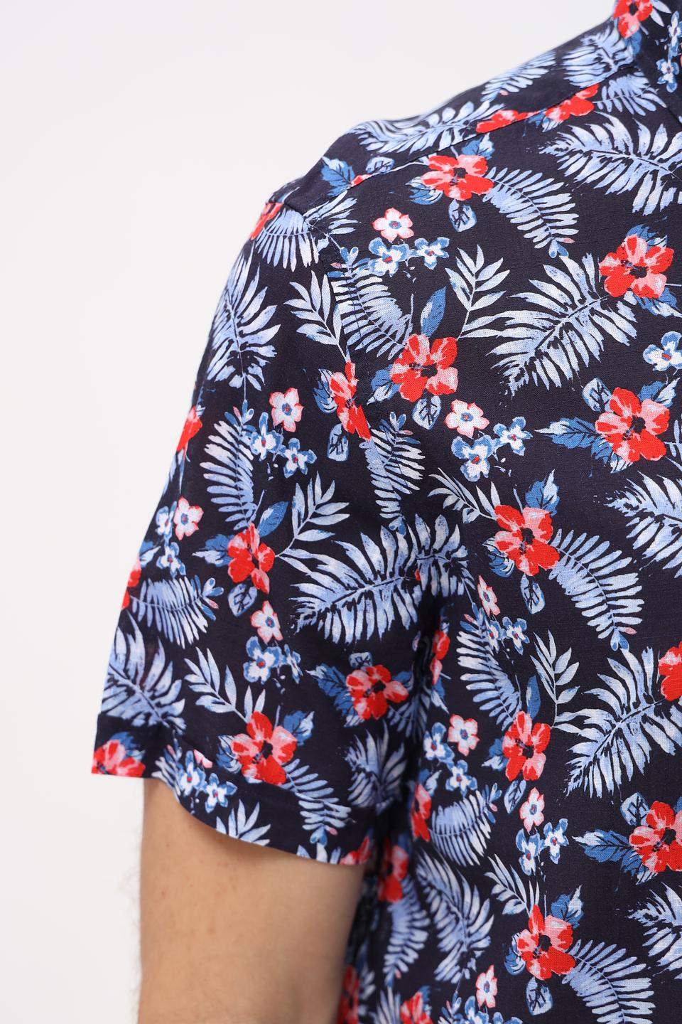 Рубашка Bugatti с цветочным принтом