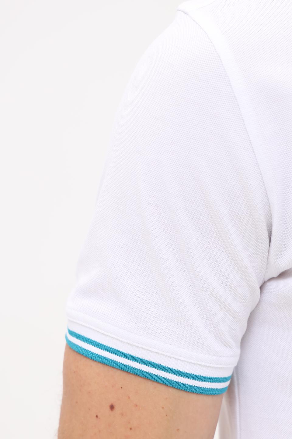 Поло Sea Barrier с бирюзовой отделкой