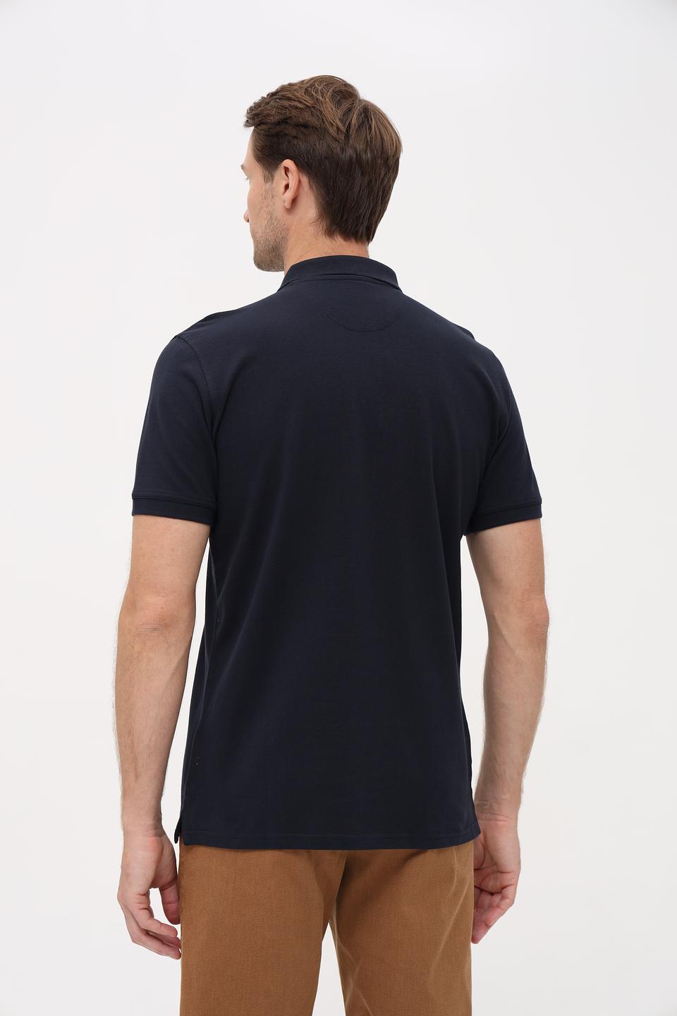 Поло Sea Barrier мужское тёмно-синее