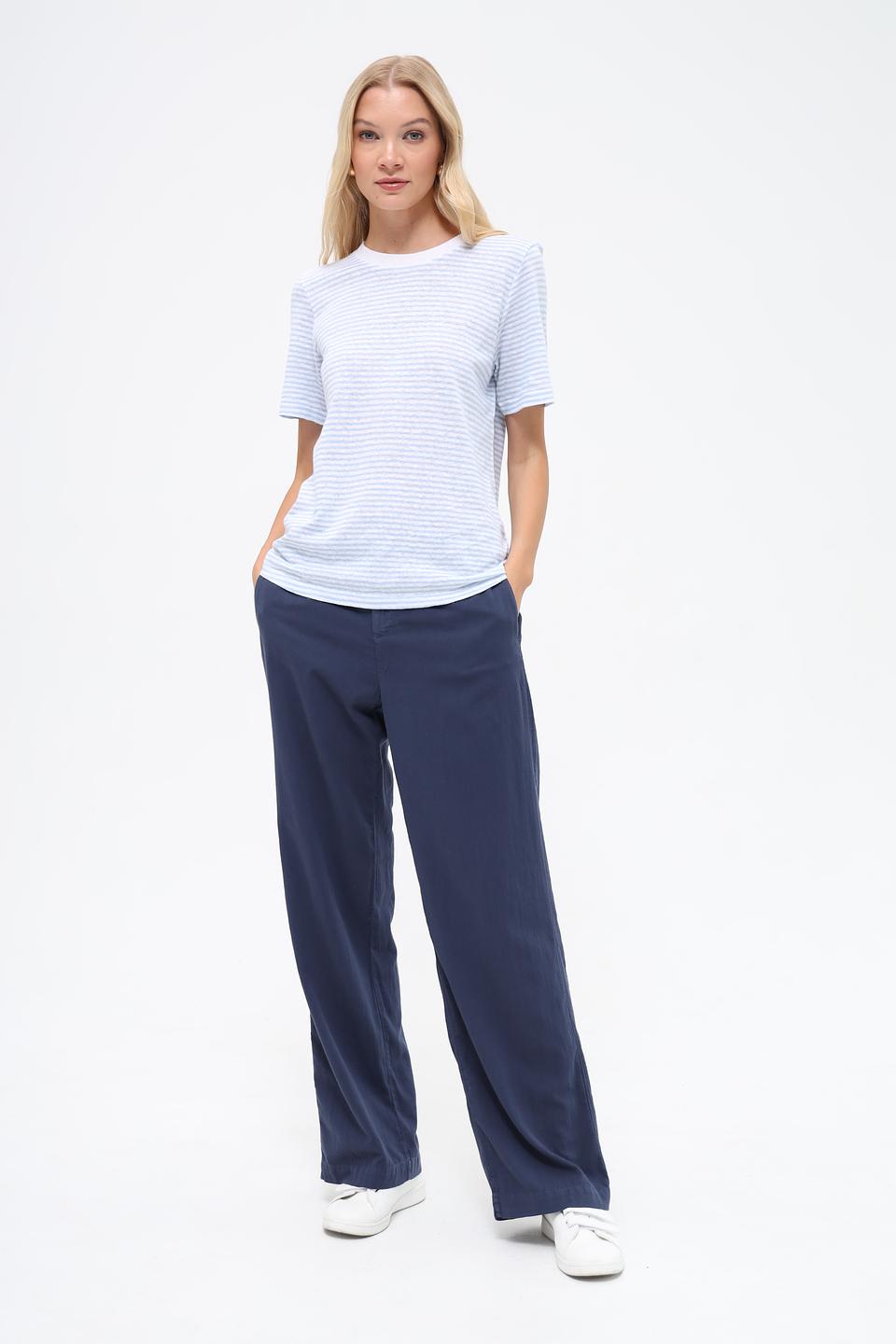 Брюки Angels прямого кроя синие