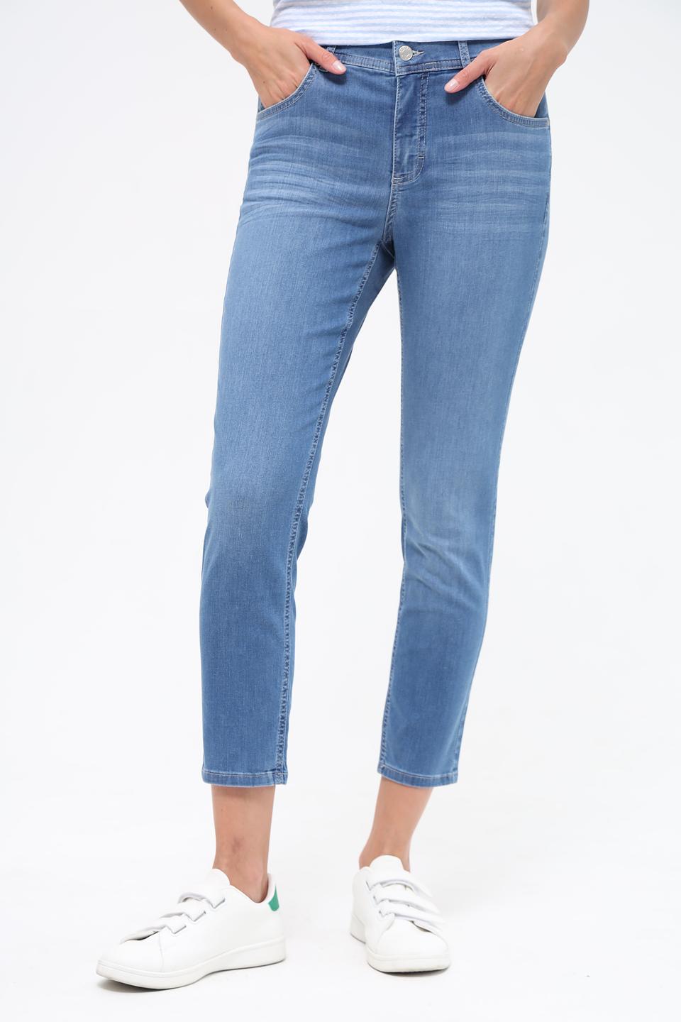 Джинсы Angels с укороченным шаговым швом