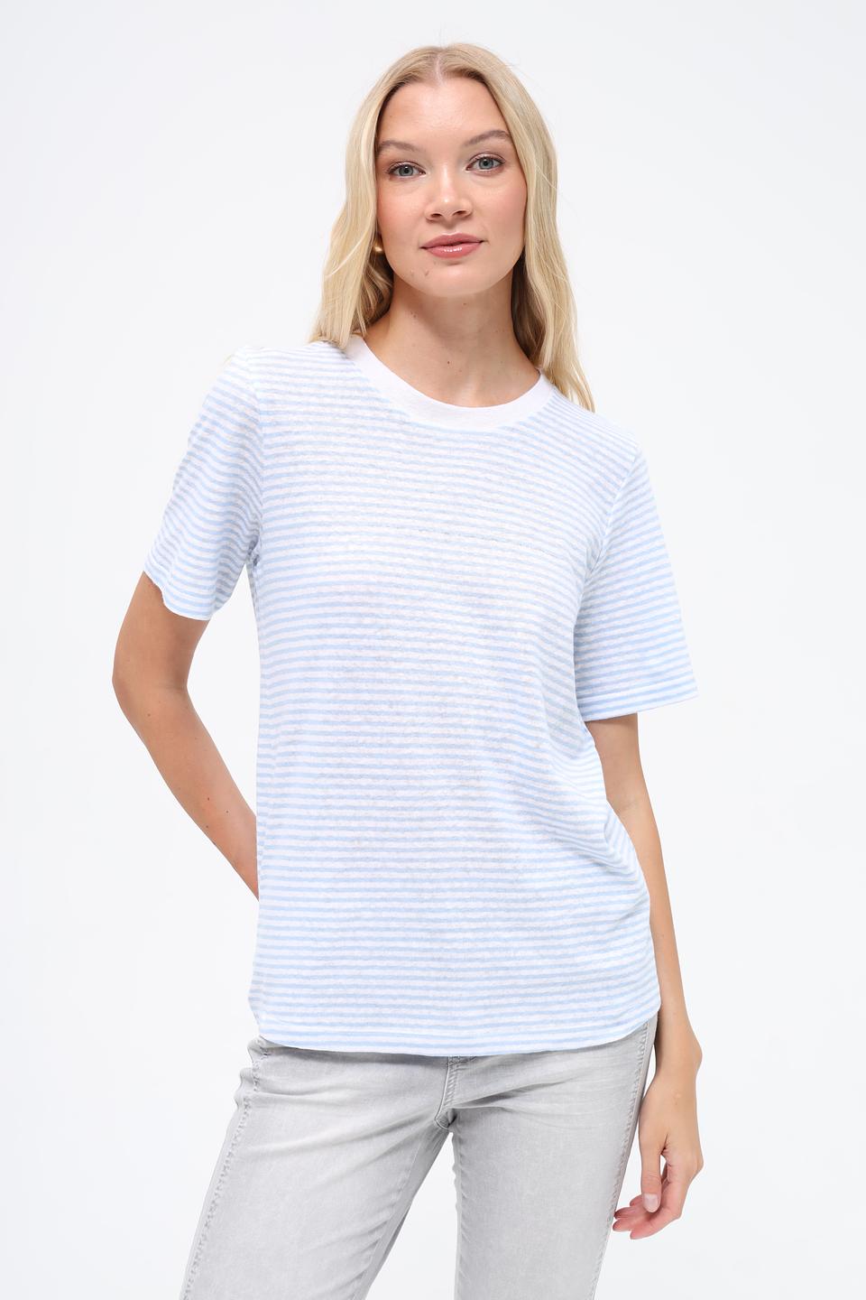 Футболка Rich and Royal в полоску голубую