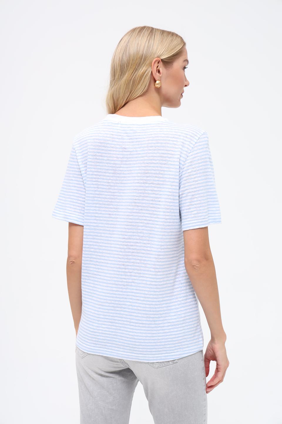 Футболка Rich and Royal в полоску голубую
