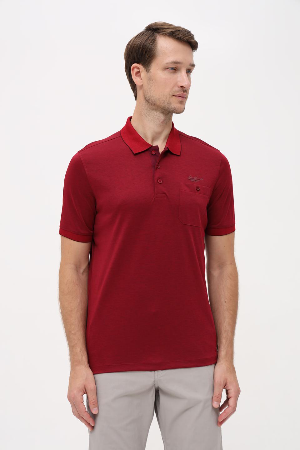 Поло Monte Carlo бордовый