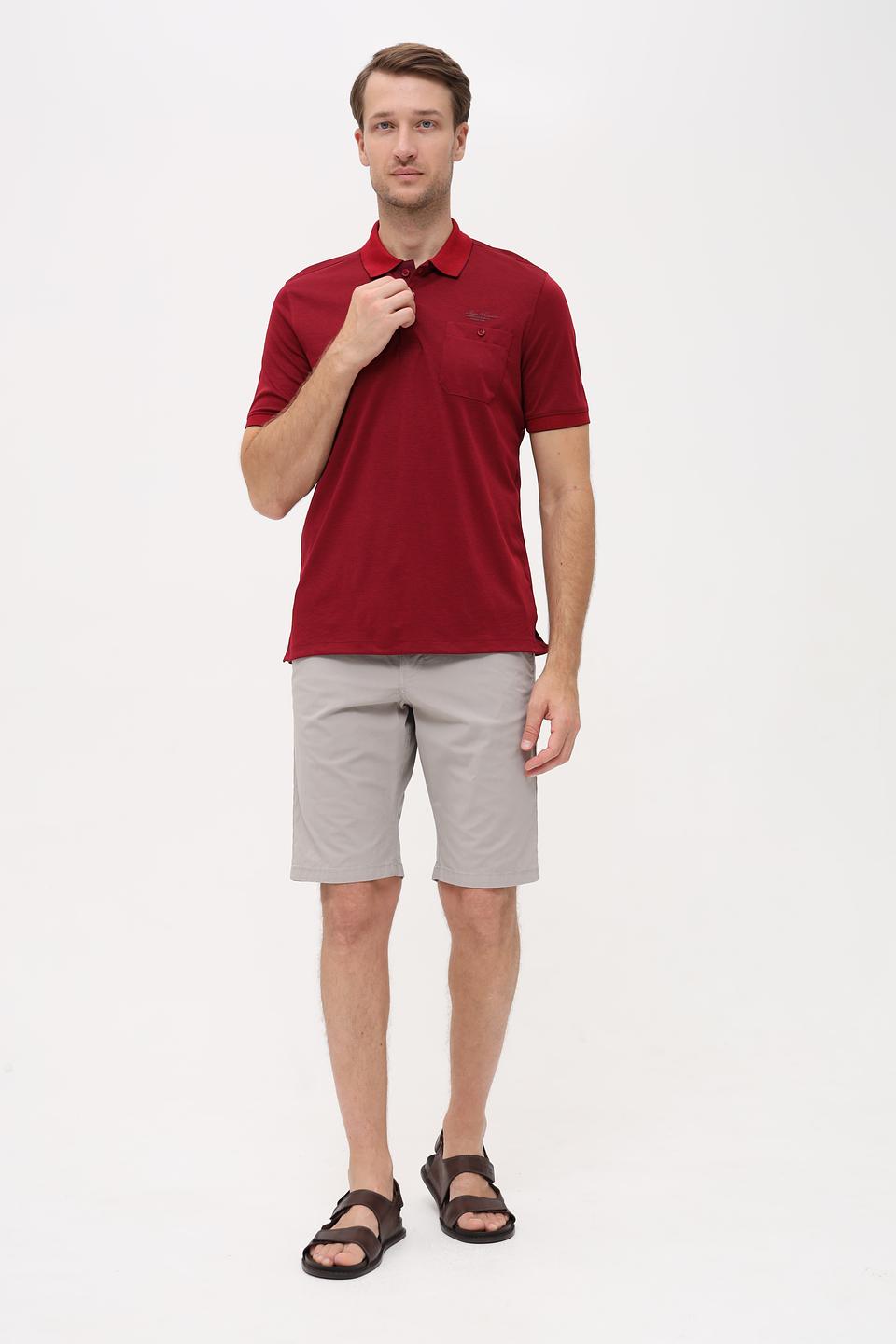 Поло Monte Carlo бордовый