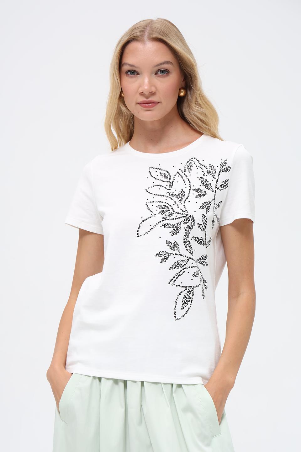 Футболка Taifun с вышивкой